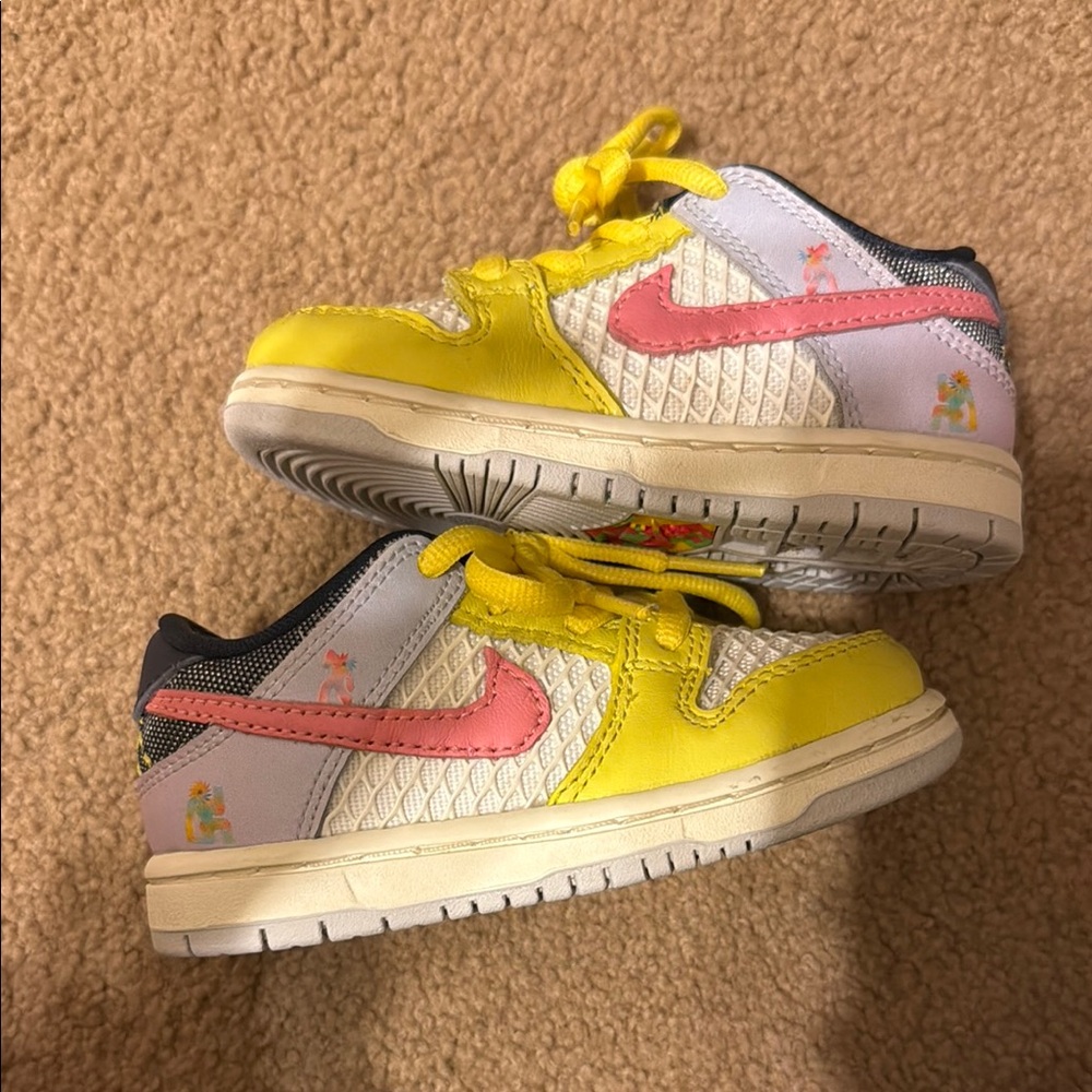 Nike Dunks SB Colorful toddler Sneakers 7C